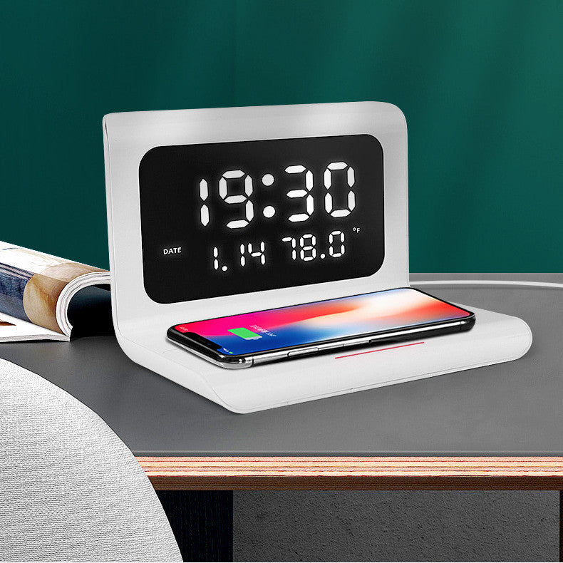 Alpon Wireless Charger Alarm Clock
