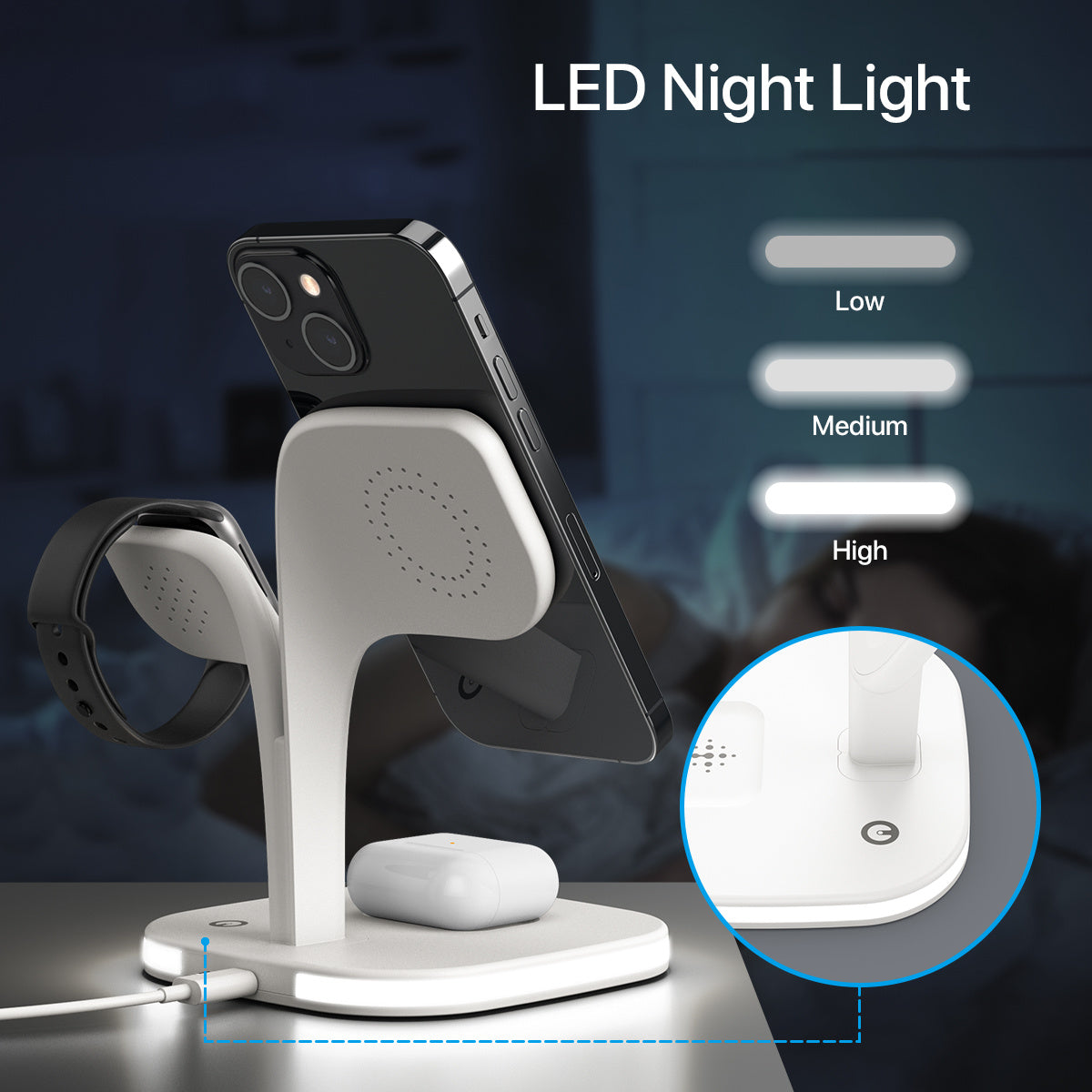 3-in-1 Wireless Charging Station
