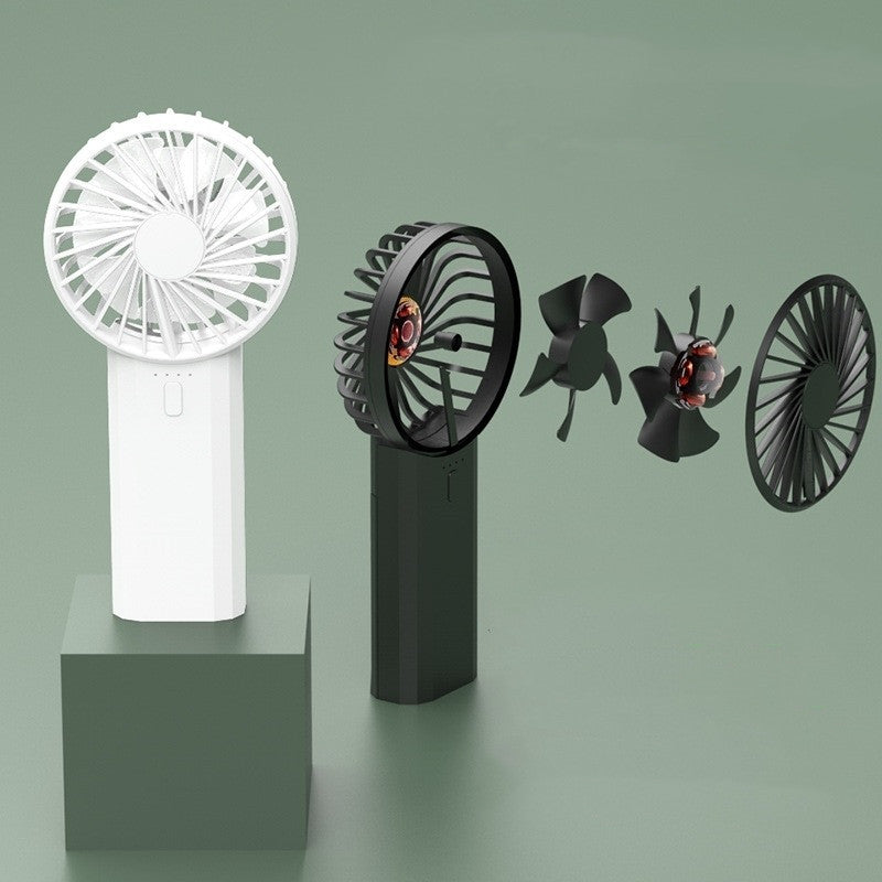 Multi-Function Portable USB Fan – 2-in-1 Power Bank