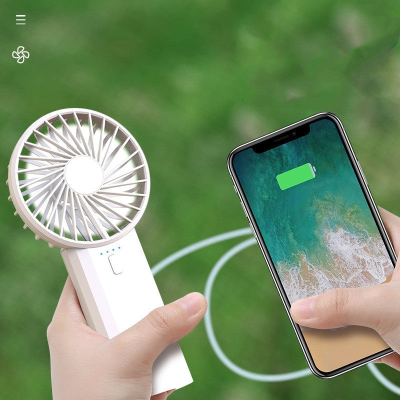 Multi-Function Portable USB Fan – 2-in-1 Power Bank